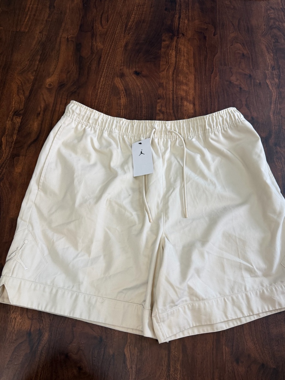 Jordan Cream Drawstring Shorts
